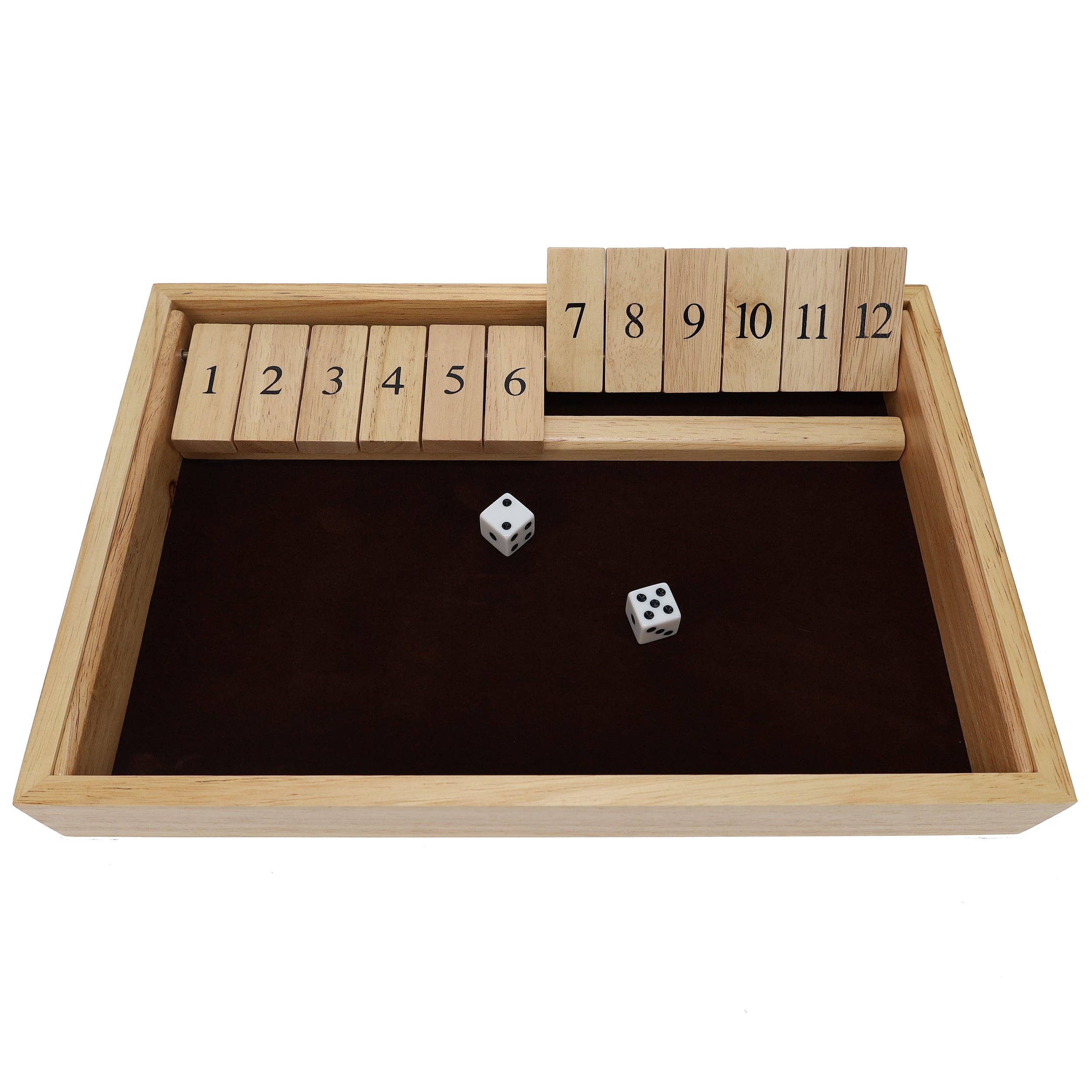 Wood Expressions - Wholesale Board Game - 12 Number Shut the Box Board Game8