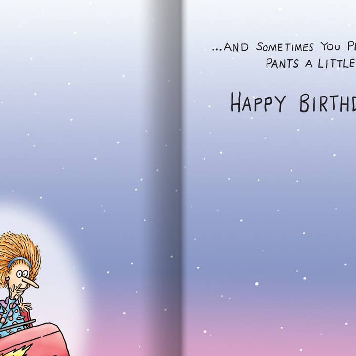 Oatmeal Studios - Wholesale Birthday Card - Roller Coaster Birthday Card - 7325