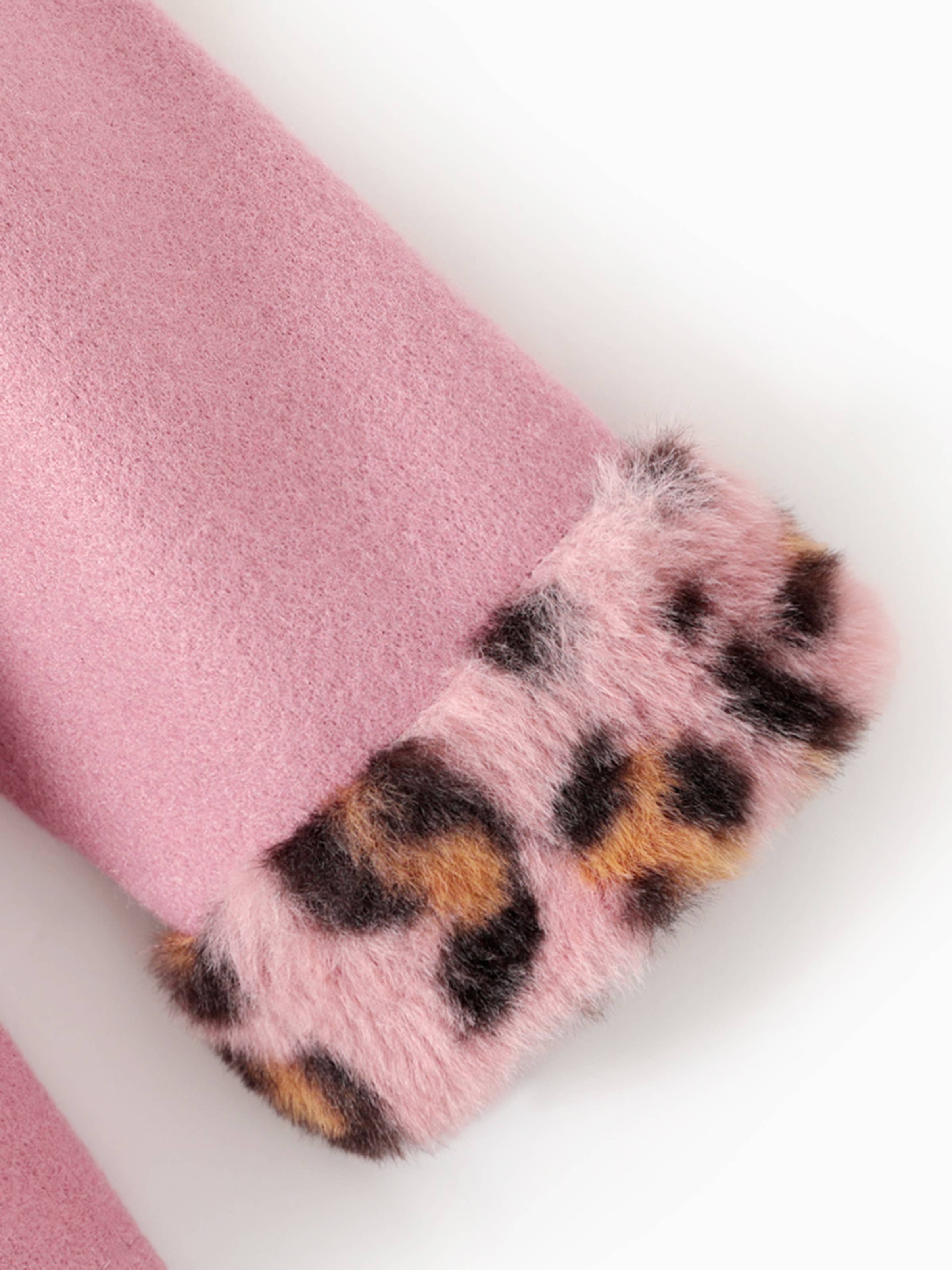 PatPat - Wholesale Coat - Baby - Baby Red Long-sleeve Button Leopard Hooded Wool Blend Coat19