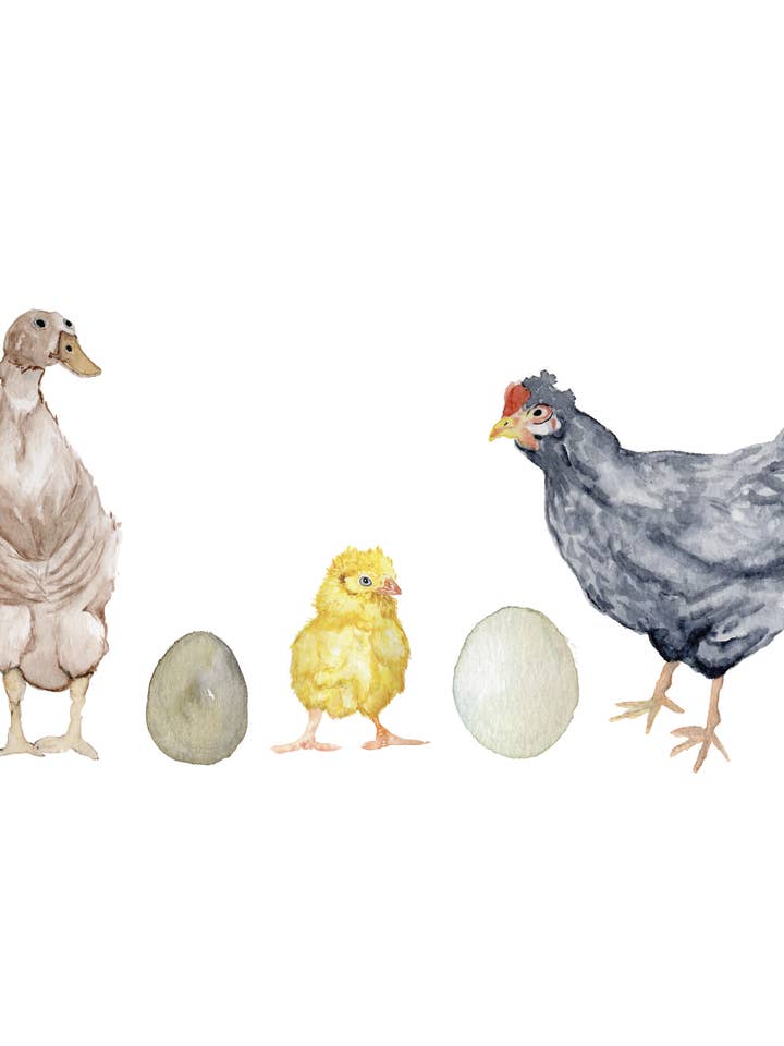 Spring animals portrait ~ art print for wholesale by StudioReta