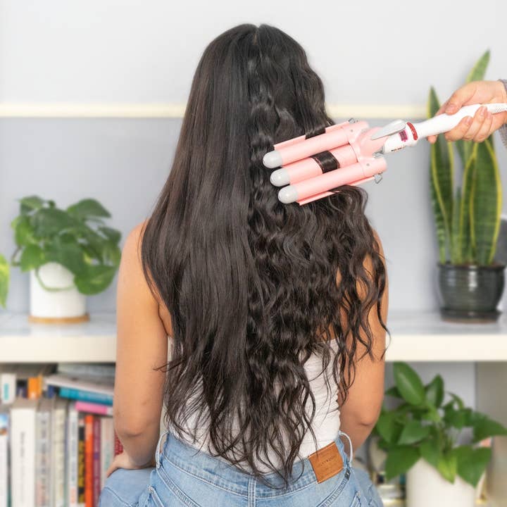 INH Hair - Wholesale Curling Iron/Wand - Insert Waves Here Triple Barrel Hair Waver Hot Tool3