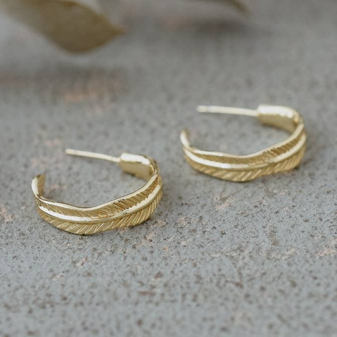 flight hoops for wholesale by Wild Abandon Jewelry