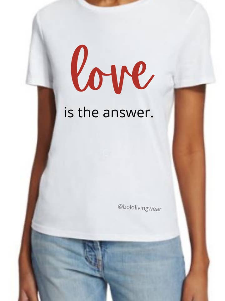L'amour est la réponse pour la vente par Bold Living Wear