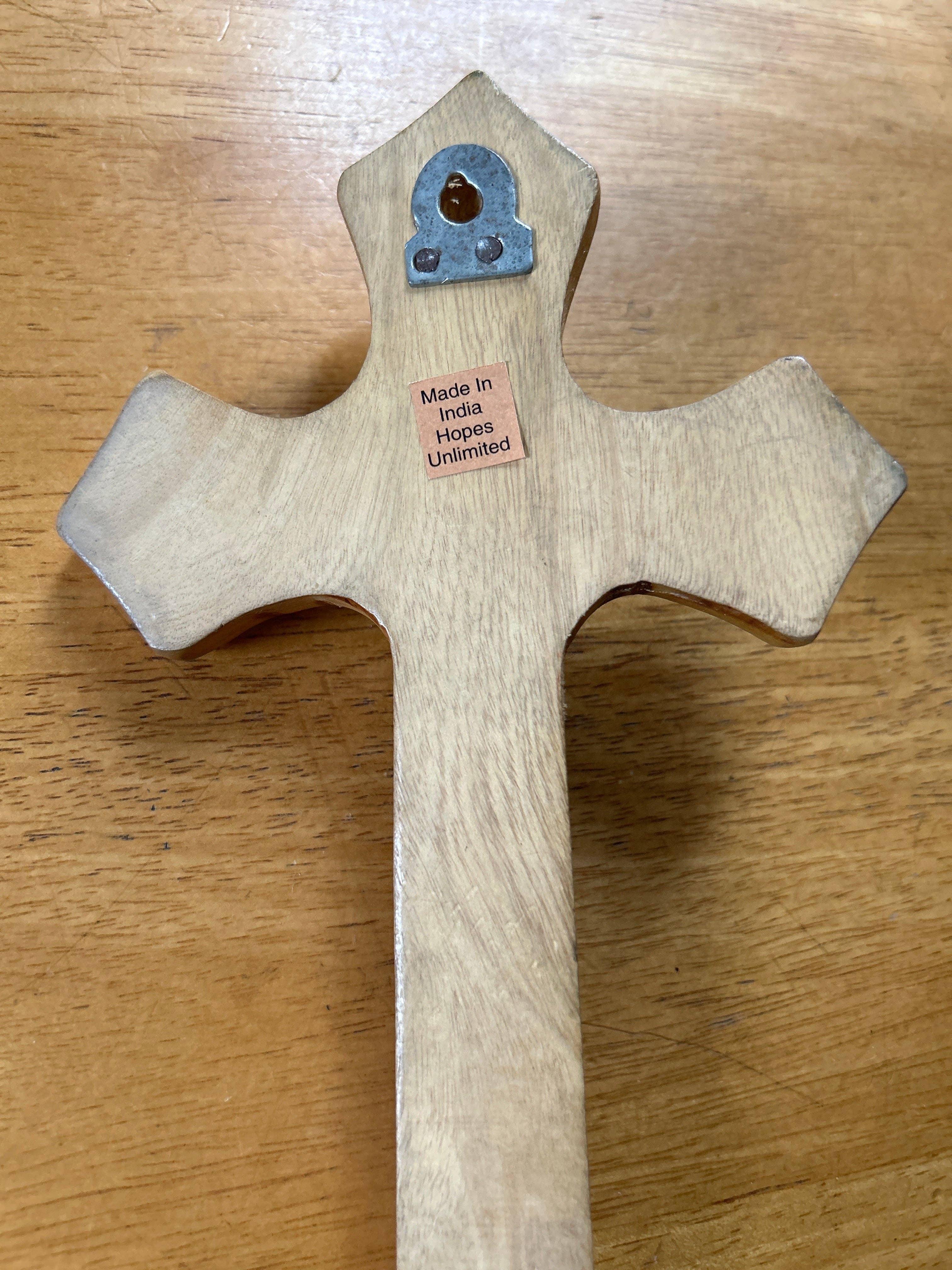 Hopes Unlimited - Wholesale Wall Cross - Crucifix Wall Art Wood Finish1