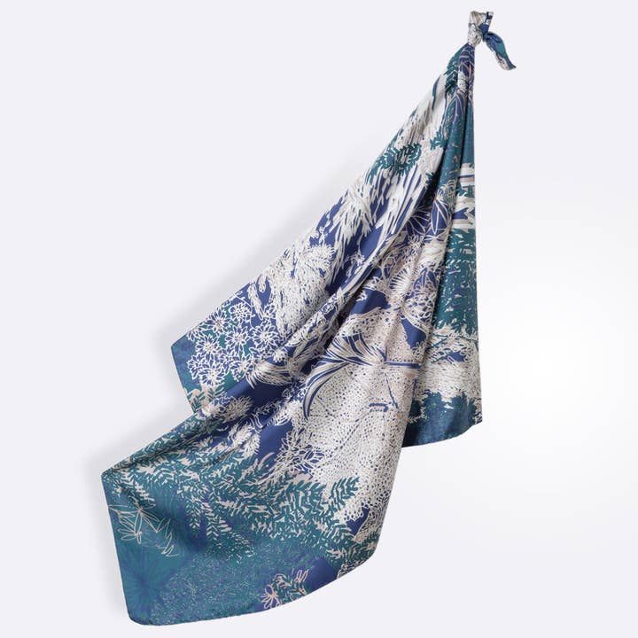 sidenfoulard 90 - eve smaragd för wholesale av Petrusse Paris