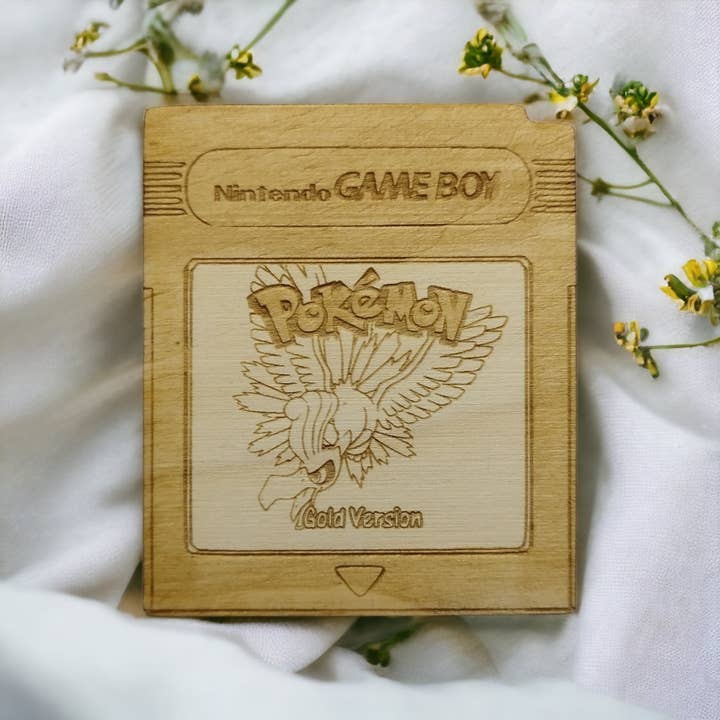 Studio Rima - Wholesale Onderzetters - Set van 6 Pokémon-cartridges, houten onderzetters, handgemaakt cadeau7