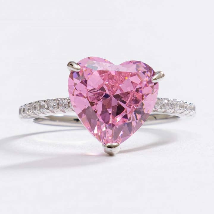 Anillo Rosa corazón para venta al por mayor de Pinkaholics Anonymous LLC