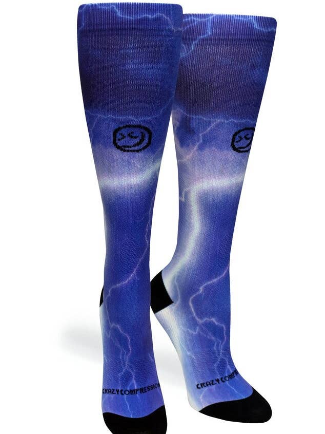 360 Flash of Lightning OTC-Kompressionssocken (Standard und extra breit) für den Großhandel von Crazy Compression