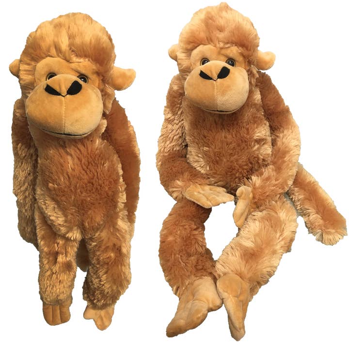 Texas Toy Distribution - Wholesale Stuffed/Plush Toy - Kids & Baby - Monkey with Velcro Hands 24" Plush Stuffed Animal2