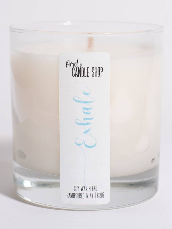 Exhale Candela profumata per la vendita all'ingrosso da parte di Ariel’s Candle Shop