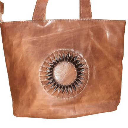 Women's bag with Sun for wholesale by Hecho a mano