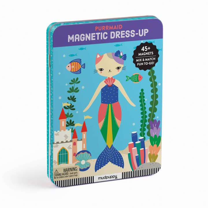 Chronicle Books - Wholesale Toy Set - Kids - Purrmaid Magnetic Dress-up