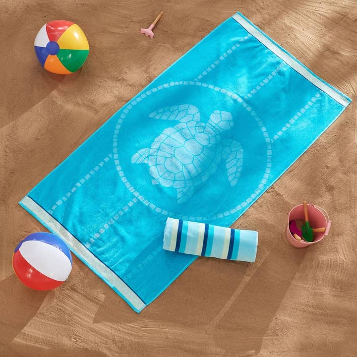 BH Collective - Wholesale Beach Towel - Beach Towels - 100% Cotton Jacquard, 2pk - Playa Collection11