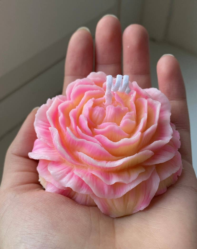 SOULCandle - Vendita all'ingrosso Candele regalo - Collezione Candela Marmo Crema e Rosa5