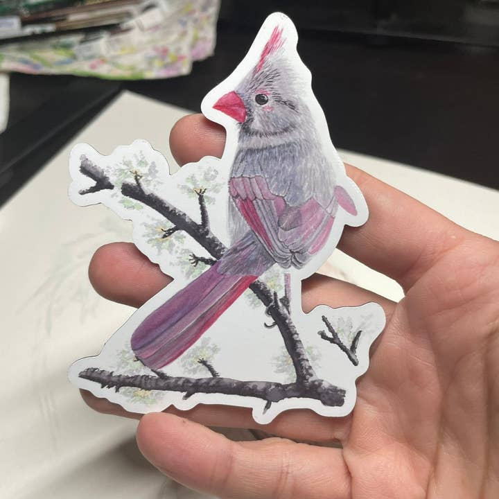 Bird Art by KB - Wholesale Magnet - Cardinal (Female) - Magnet