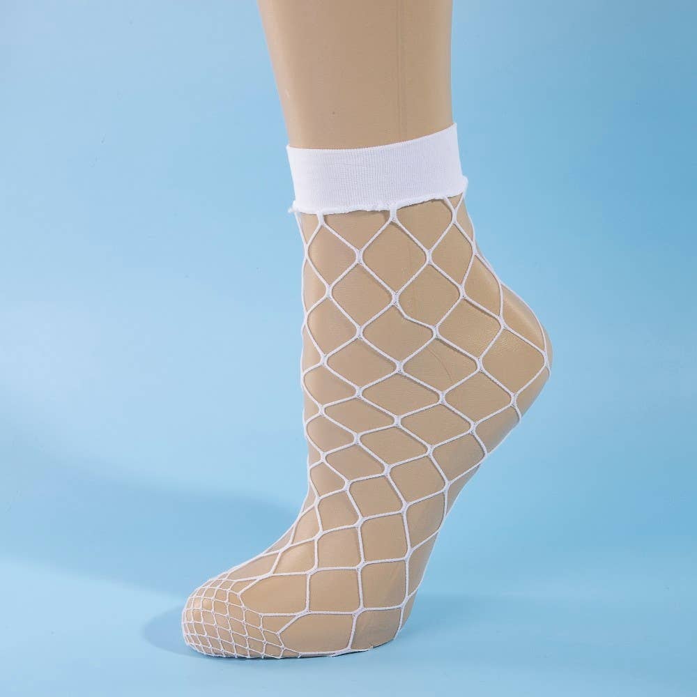 WH Large Gap Fish Net Socks for wholesale on Faire0