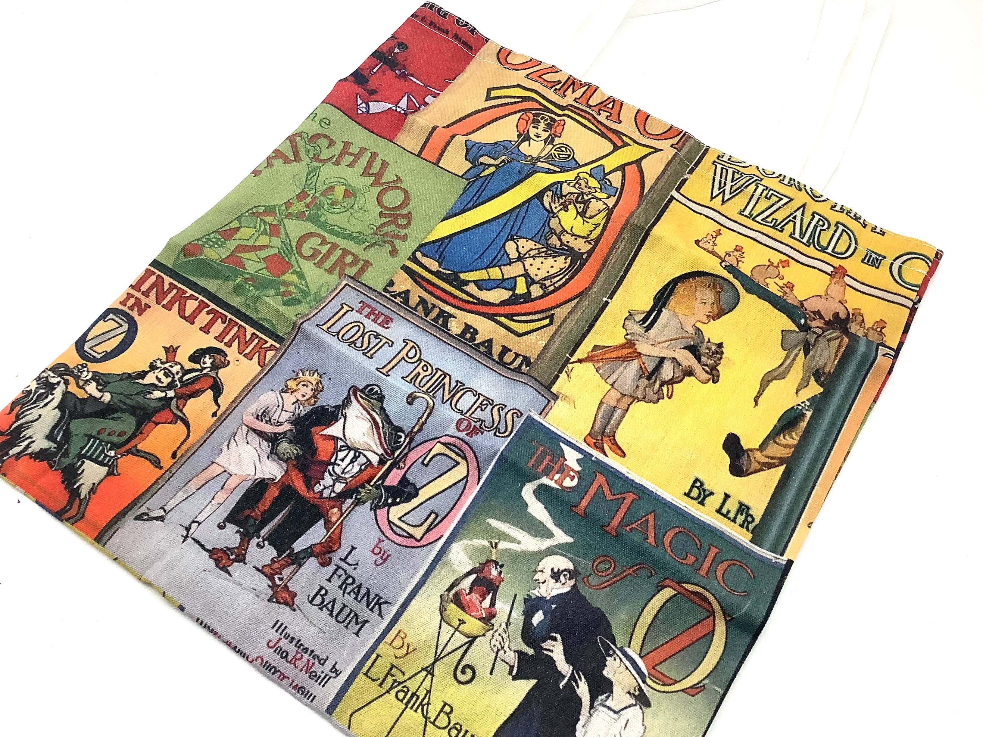 All Little Cute Things - Wholesale Tote Bag - Women's - Canvas Tote Bag, Vintage Classic Books Grocery Shopping 0