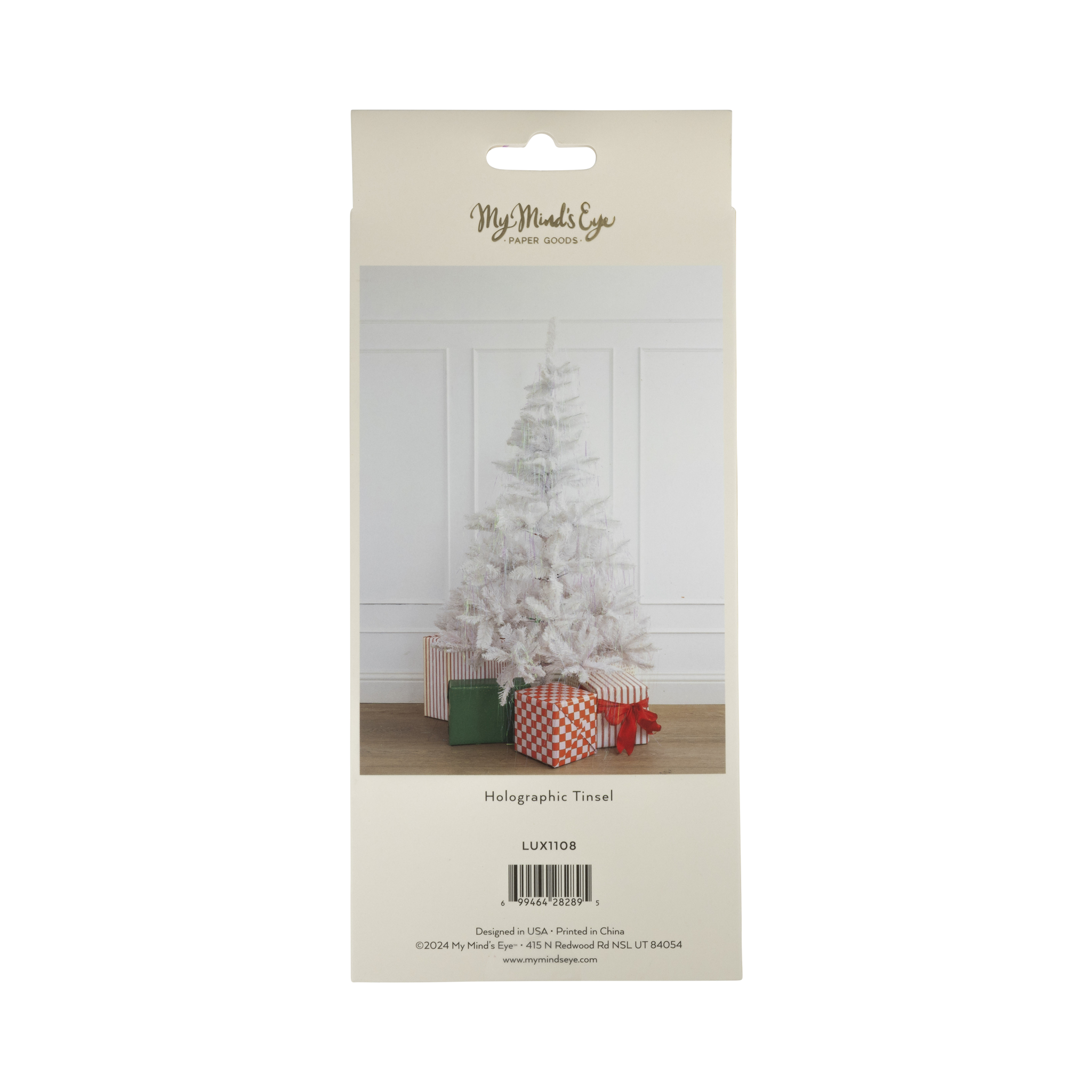 My Mind’s Eye – wholesale Christmas decoration – LUX1108 - Holographic Tinsel4