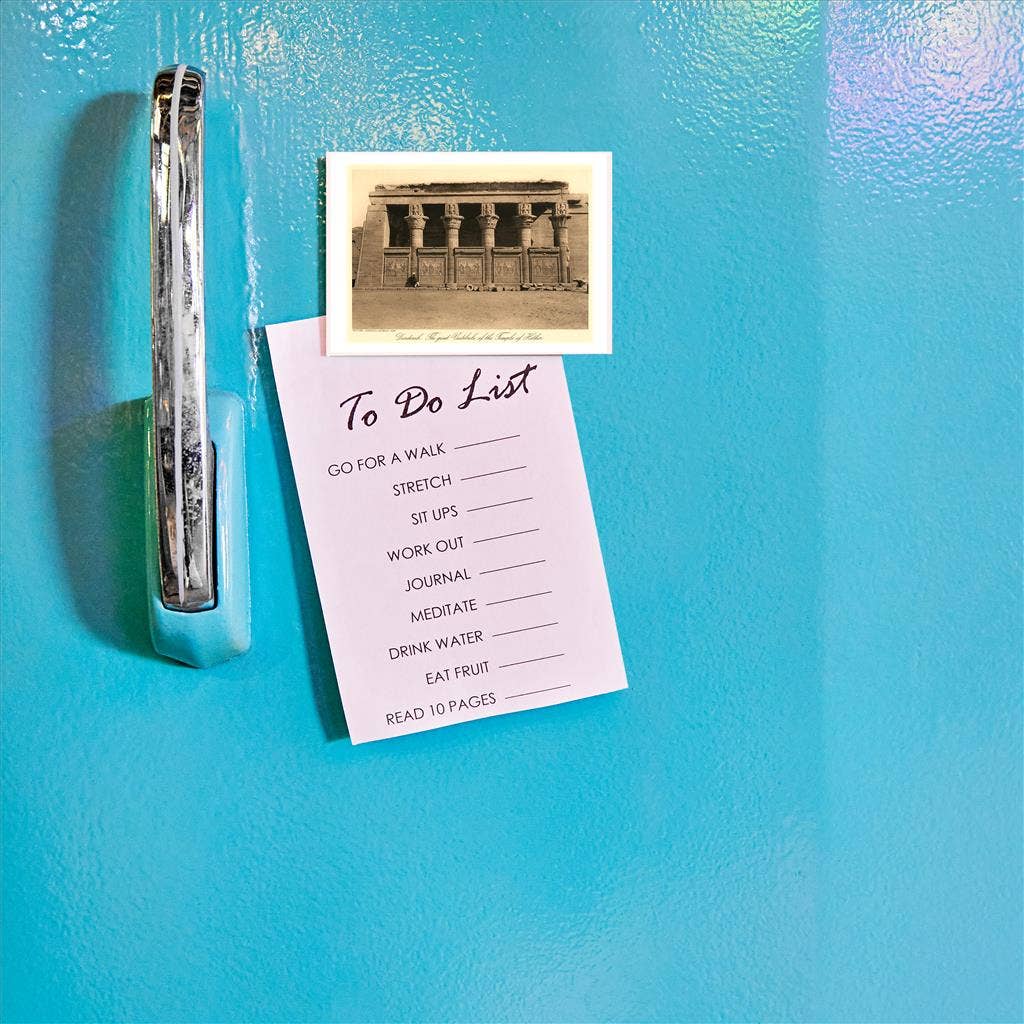 Found Image Press - Vente Aimants - Aimant EG-196 Colonnade au temple de Dendérah1