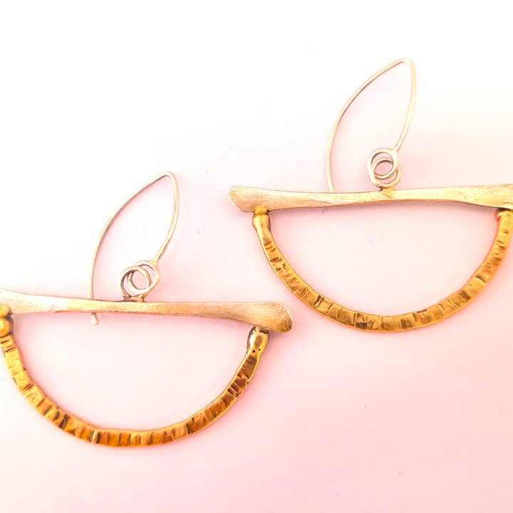 Asian Hoops for wholesale by JL Merrill Metalworks