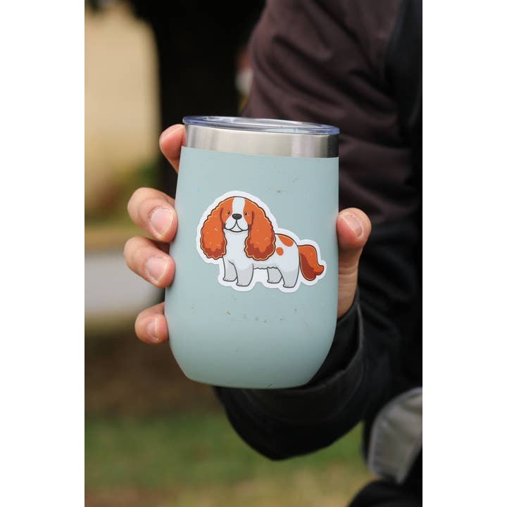 Vancity Stickers - Wholesale Sticker - Cavalier King Charles Spaniel Sticker | Cute Dog Stickers
