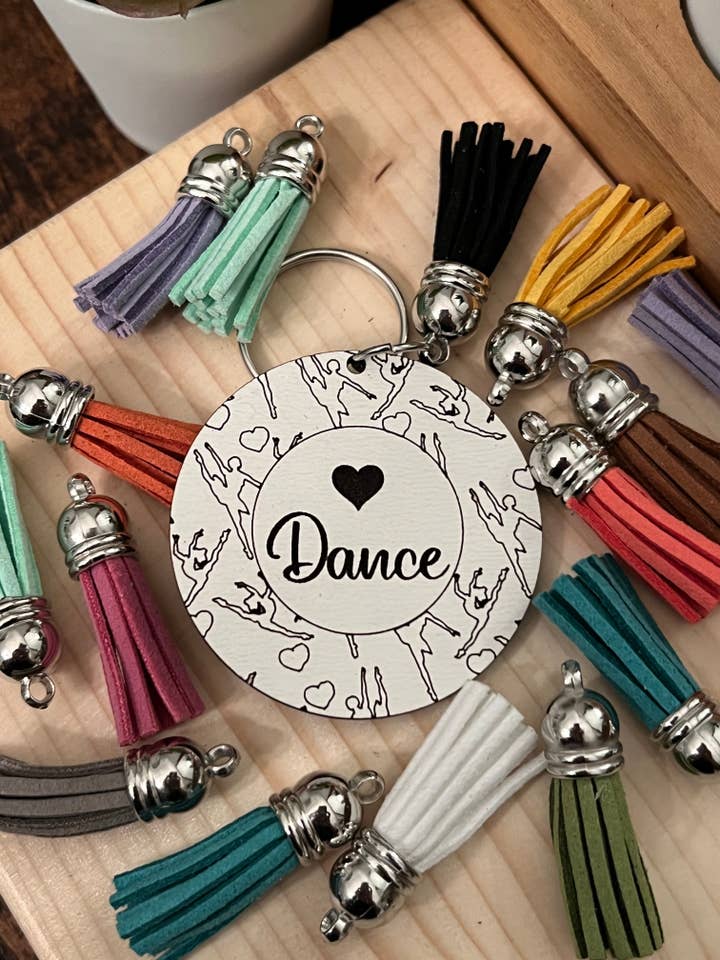 heart dance keychain for wholesale by Suchfungoods