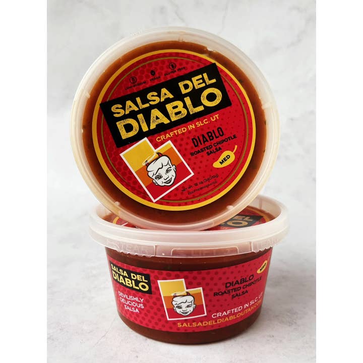 Roasted Chipotle - Diablo Medium 12oz for wholesale by Salsa Del Diablo