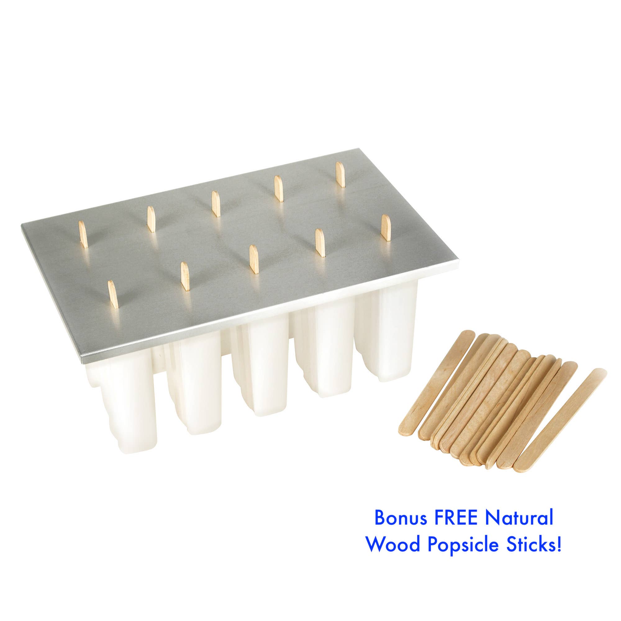 Fox Run Brands - Wholesale Ice Tray/Mold - Fox Run Frozen Ice Pop Maker Mold, 5.75" x 9" x 4"9