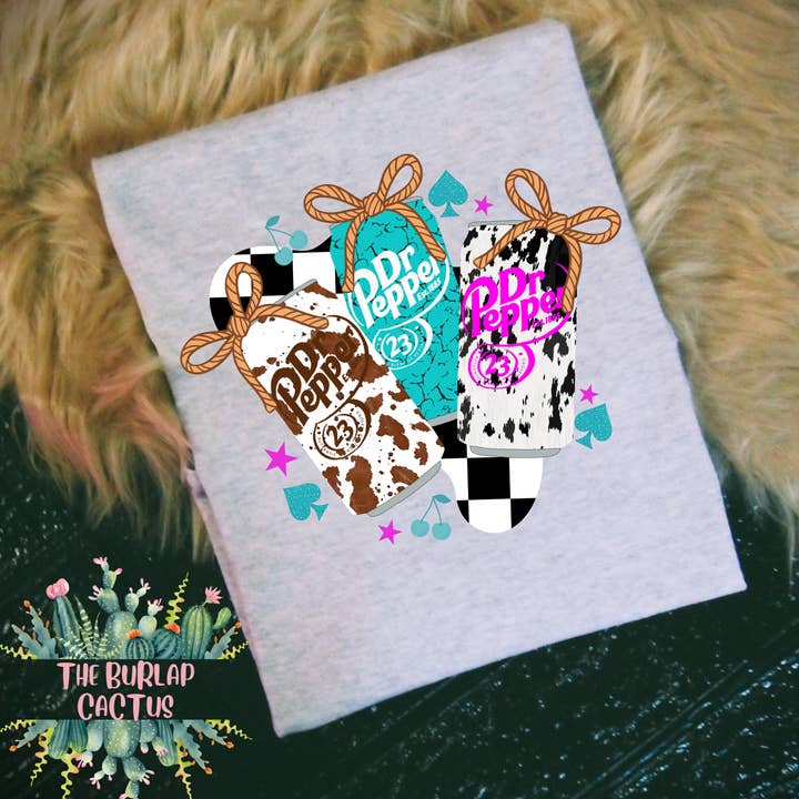 Westerse Dr. Pepper voor wholesale door The Burlap Cactus