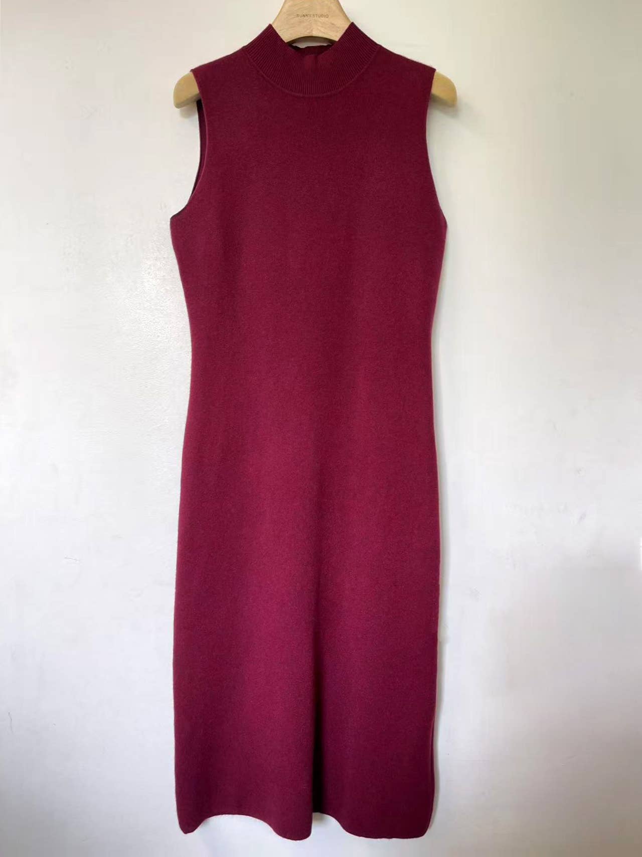 SUNNY STUDIO - Vendita all'ingrosso Vestito - Donna - Abito midi elegante a maniche lunghe3