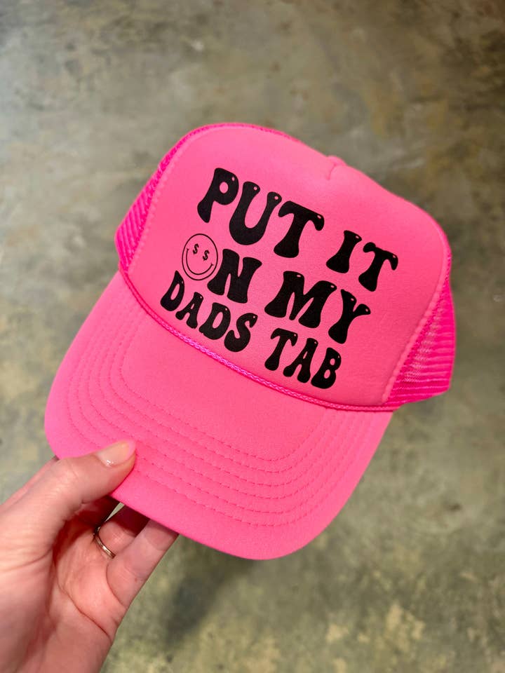 Dads Tab Trucker Hat for wholesale by Magnolia Charms