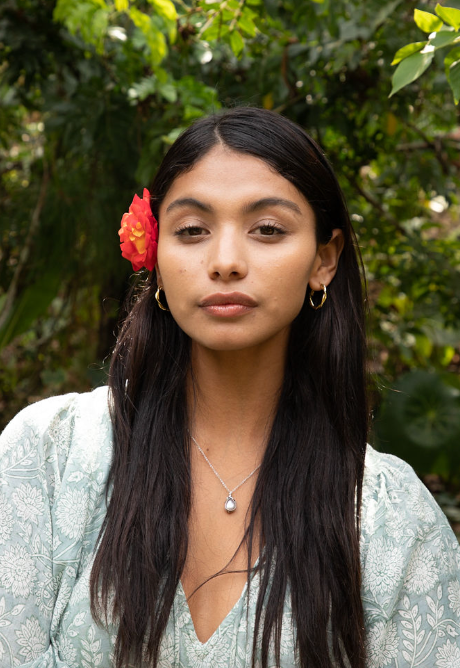 The Fox and The Mermaid - Wholesale Dress - Women's - Block Printed Drawstring Cotton Dress (Indra)16