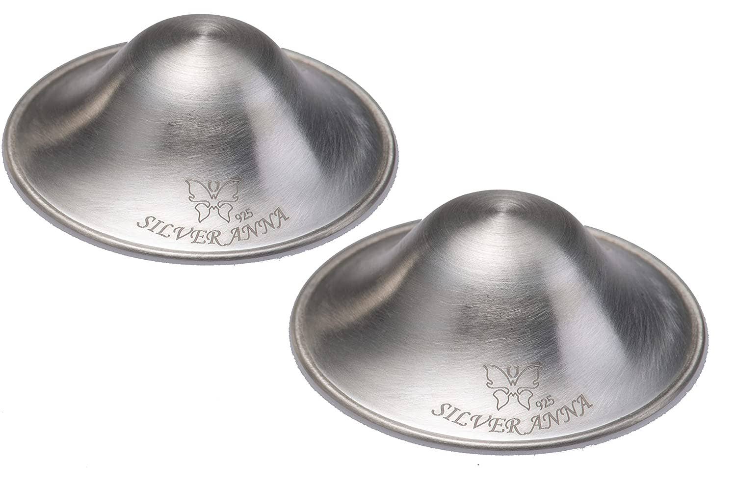Silveranna Silver Nursing Cups - Vente Coussin d'allaitement - Maternité - Silveranna® protecteurs de mamelons en argent 9259