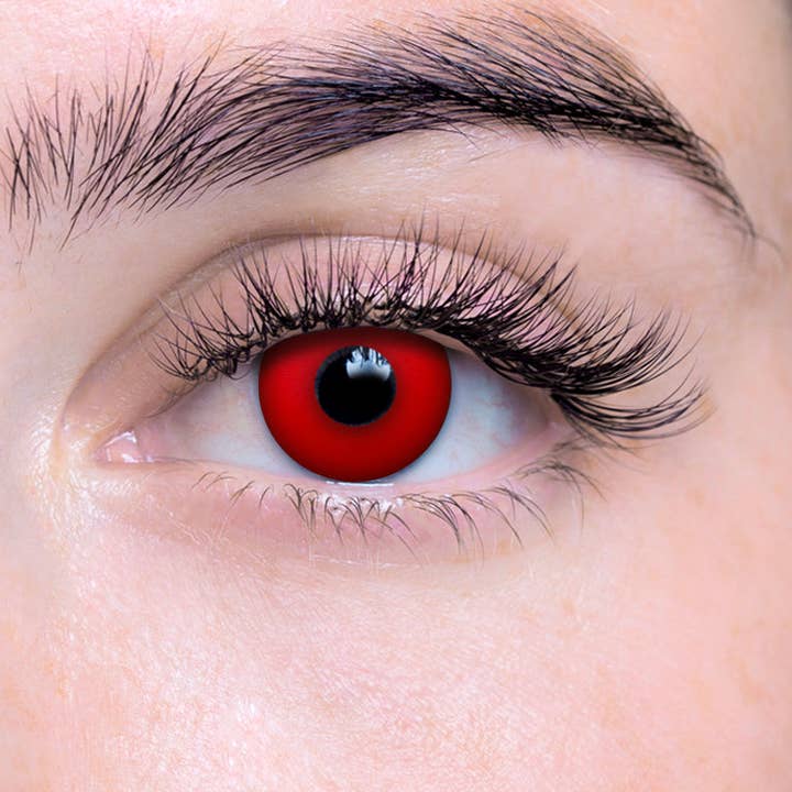 Devil Red Contact Lenses for wholesale by Loox Contacts