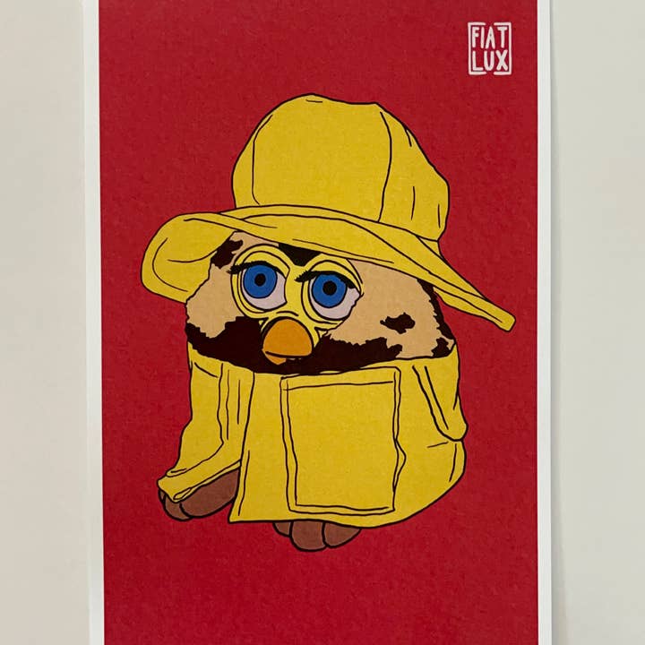 Fiat Lux Illustration – Großhandel Kunstdruck – Cursed Furbies - Furby 1998 4x6 Kunstdruck2