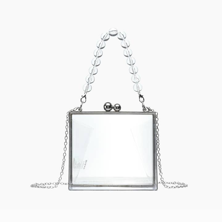 Like Dreams - Wholesale Clutch Bag - Women's - Bella Top Handle Clear Clutch