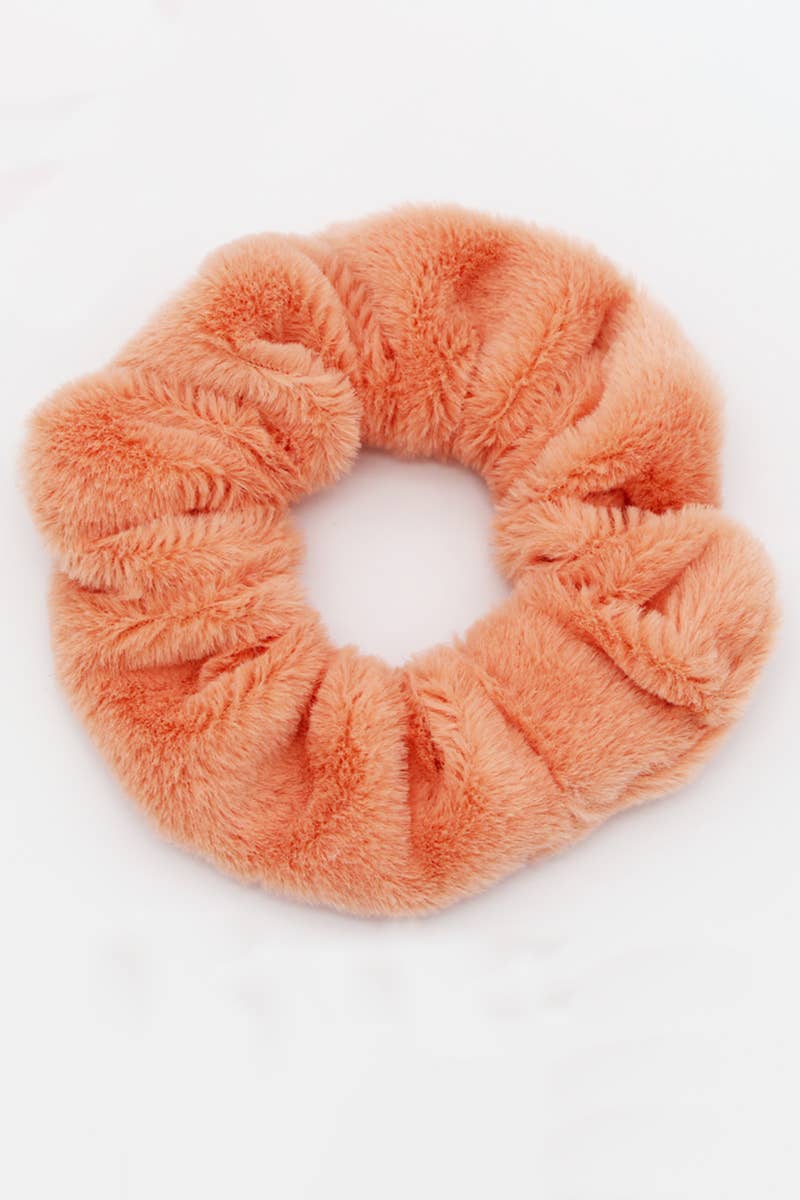 ACCITY - Wholesale Scrunchie - Women's - FLUFFY PLEATED SCRUNCHIE HAIR TIE_CWAHA01881
