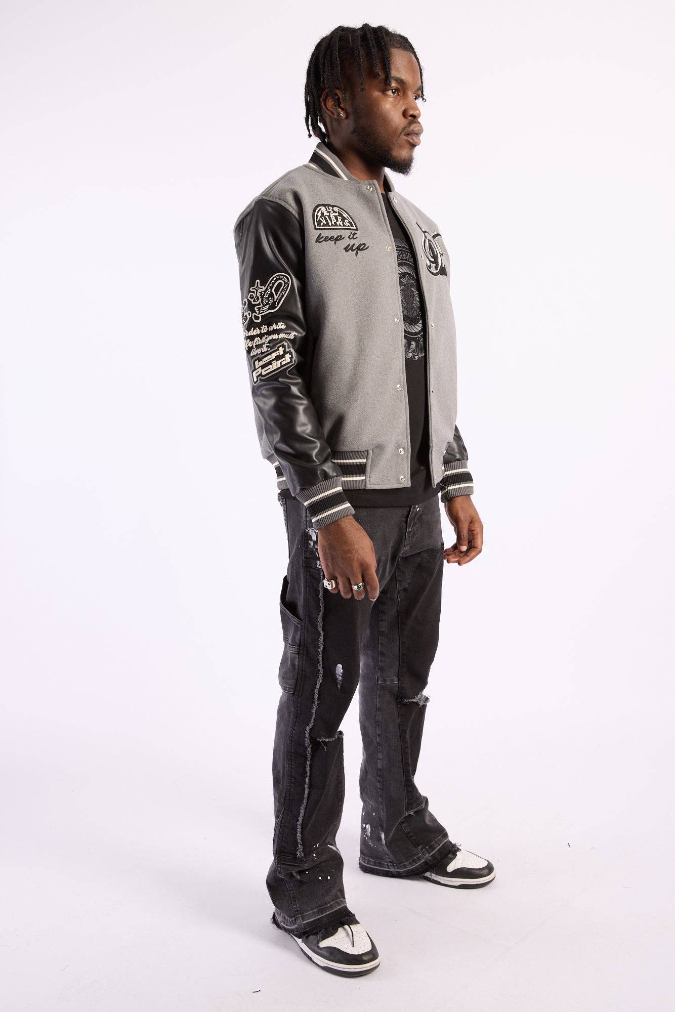 LEFT POINT - Wholesale Varsity/Baseball Jacket - Men's - COLLEGE JACKETS BUNNY2