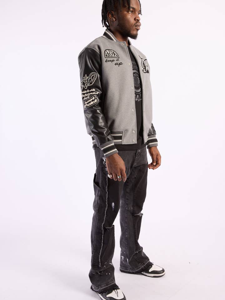 LEFT POINT - Wholesale Varsity/Baseball Jacket - Men's - COLLEGE JACKETS BUNNY2