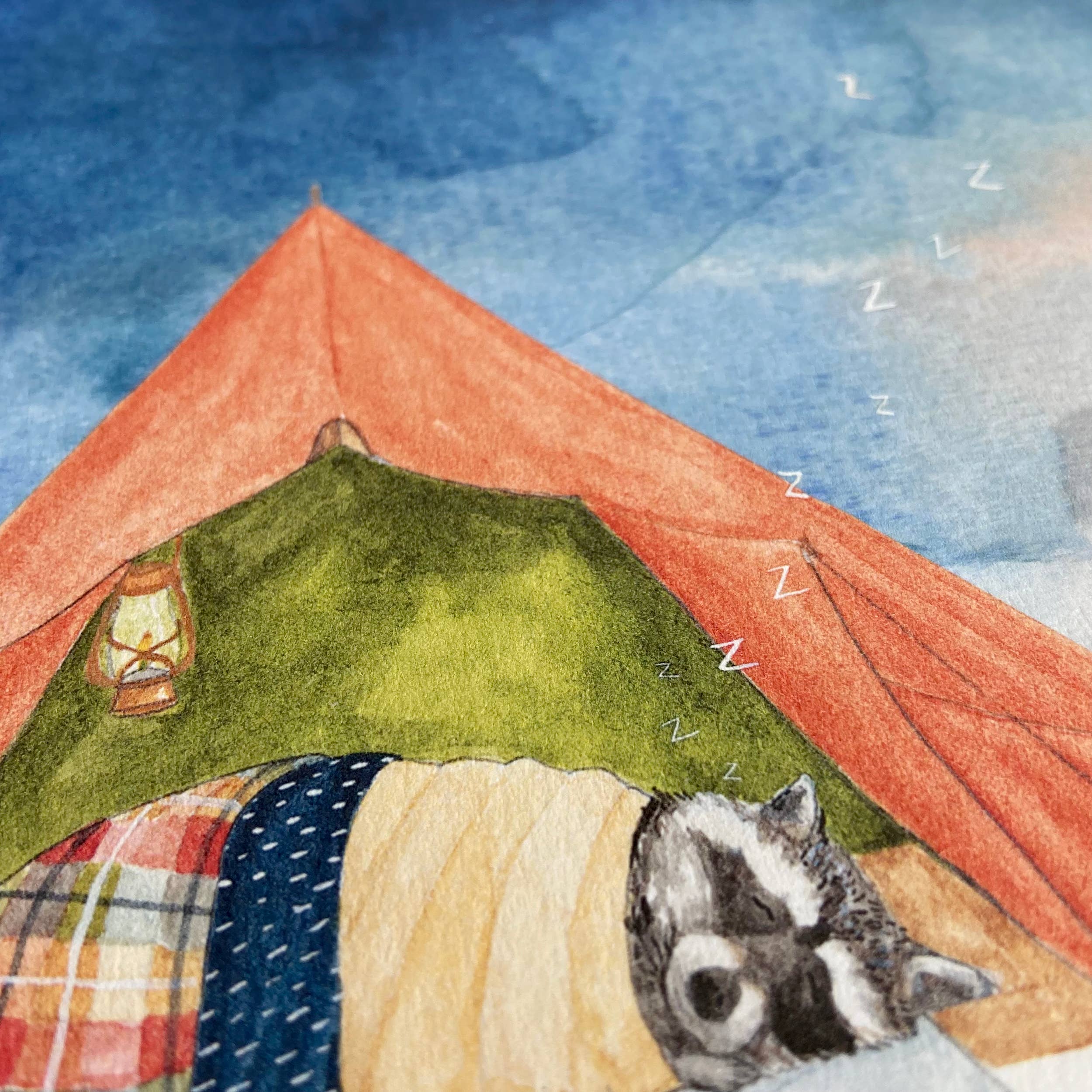 Mister Peebles - Wholesale Art Print - Sleeping Under the Stars Print2