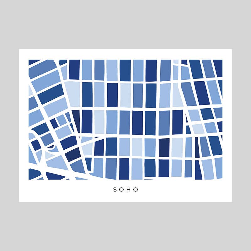 Faraway Places Paper – wholesale Postcard set – Manhattan Neighborhood Print Postcards Set of 186