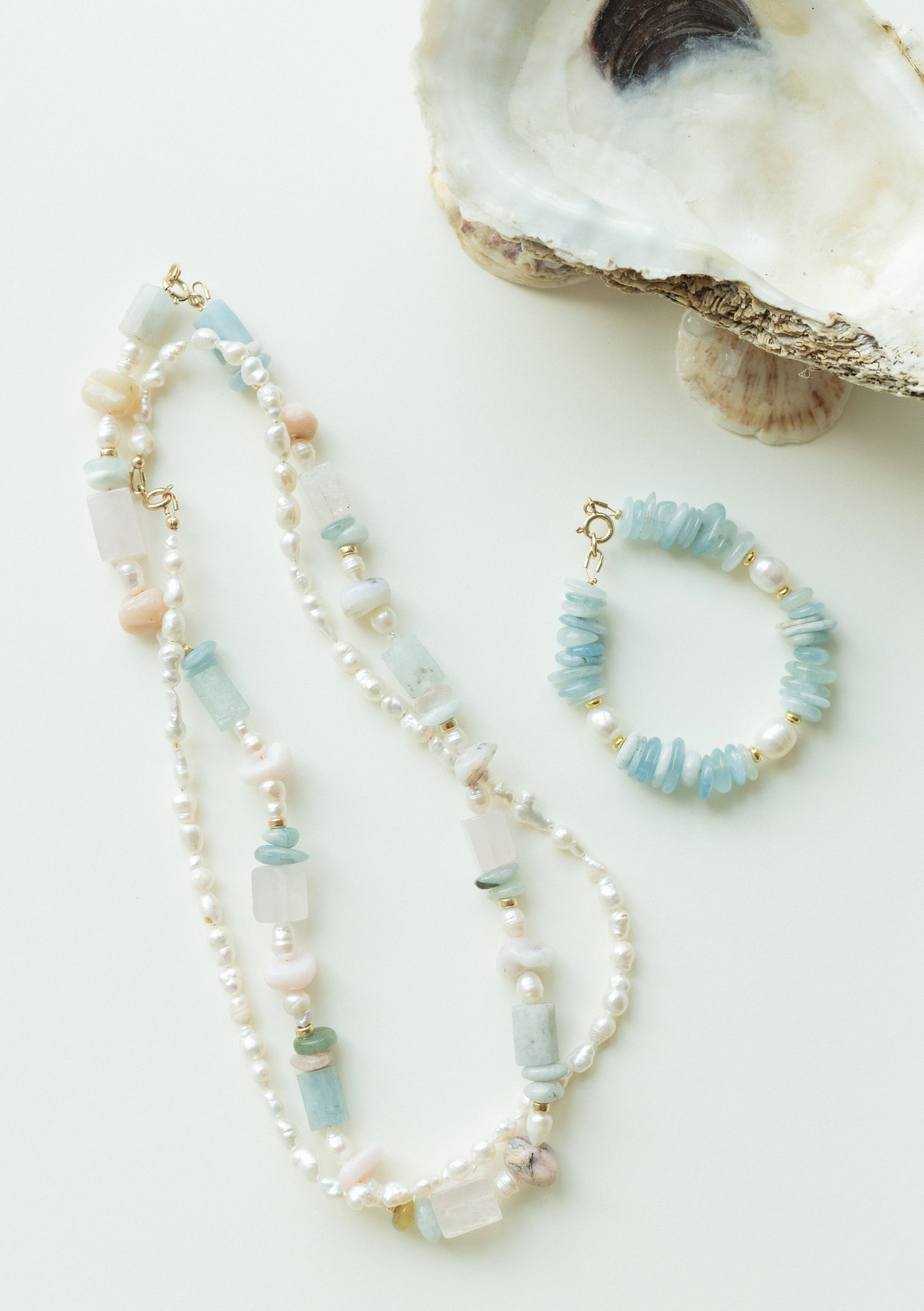 Land of Palms - Venta al por mayor Collares de cuentas/perlas - Collar Perla4