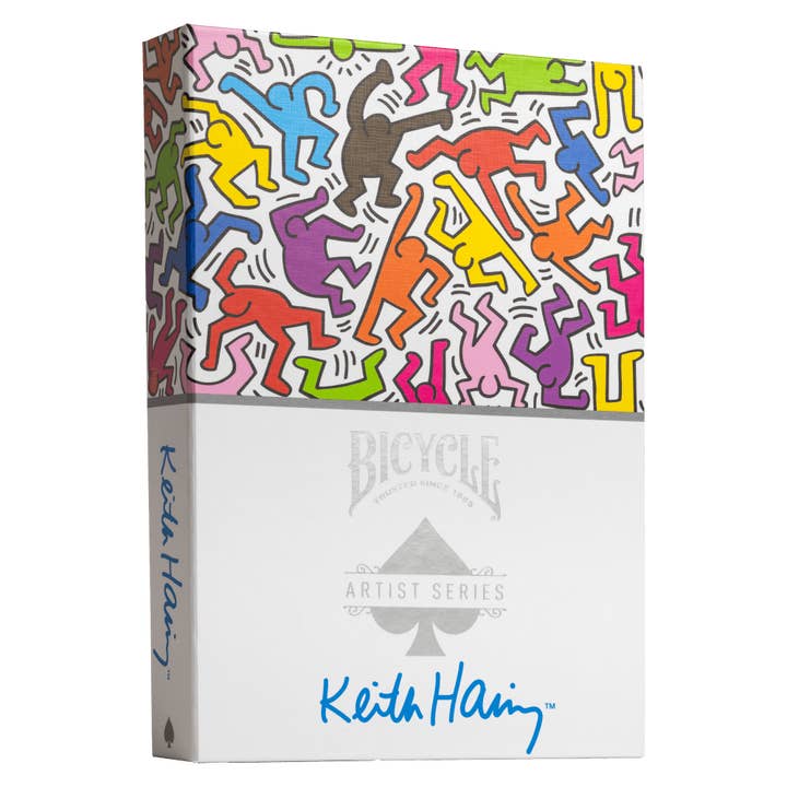 Bicycle® Artist Series Keith Haring Playing Cards Gift Set for wholesale by Cartamundi UK