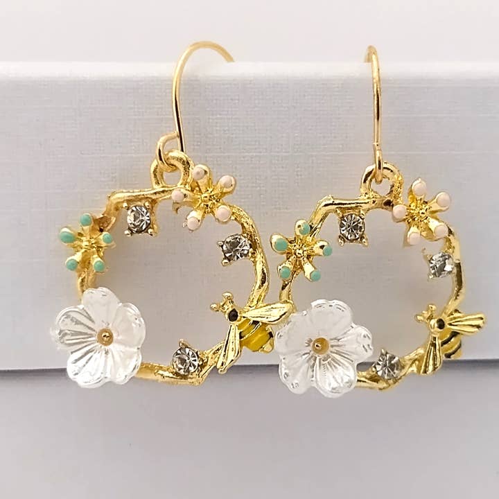 Bee & Buttercup Earrings for wholesale by Piccadilly Pendants