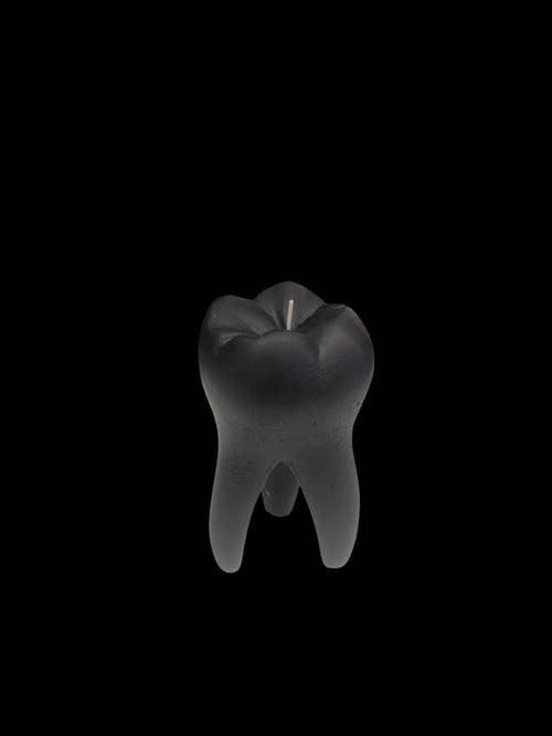 Black Tooth Candle for wholesale by Midnight Studio LA