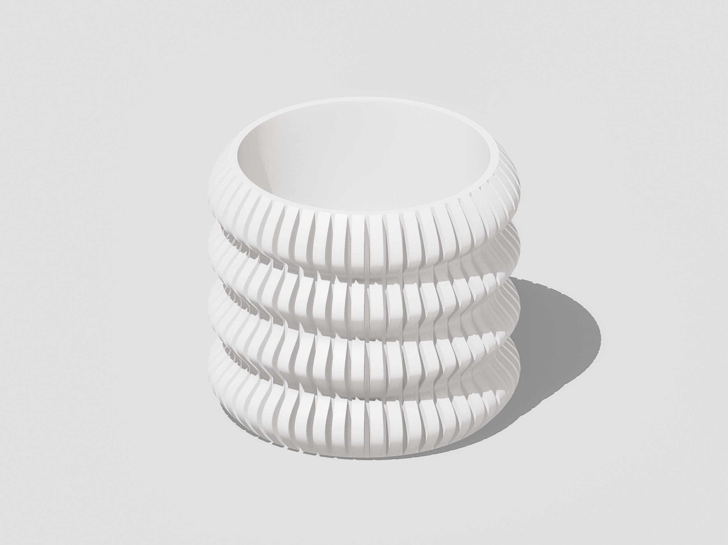 Rosebud Homegoods - Wholesale Plantenpot - Spira Moderne Plantenpot met Uniek Ontwerp14