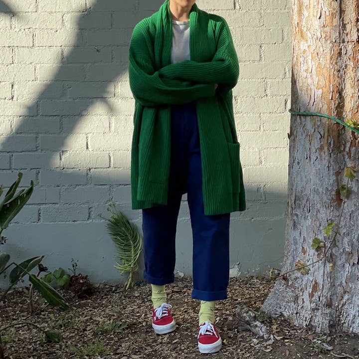 Big Cardigan Kelly Green for wholesale on Faire5