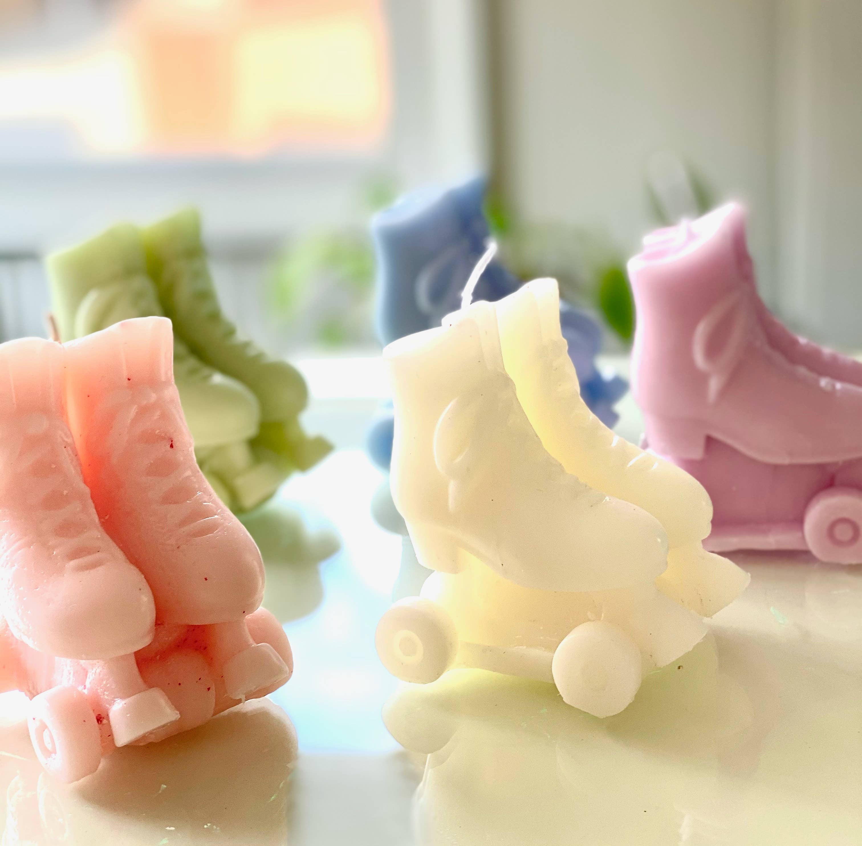 Syd's Wicks – Großhandel Geschenkkerze – Rollerskate-Kerze1