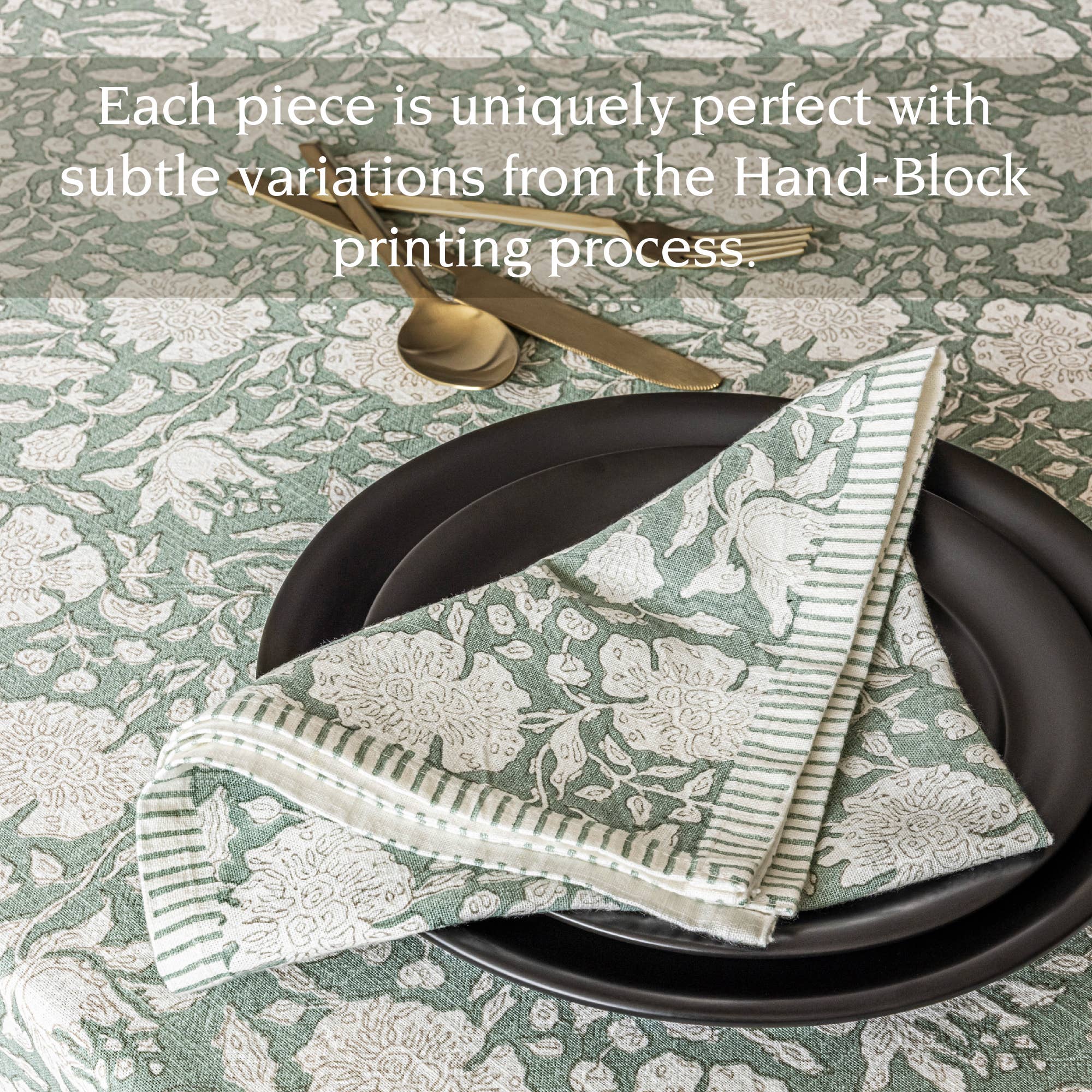 over&back - Wholesale Dinner & Cloth Napkin - Artisan Hand-Blocked Cloth Napkins – 100% Cotton – Set of 4 46