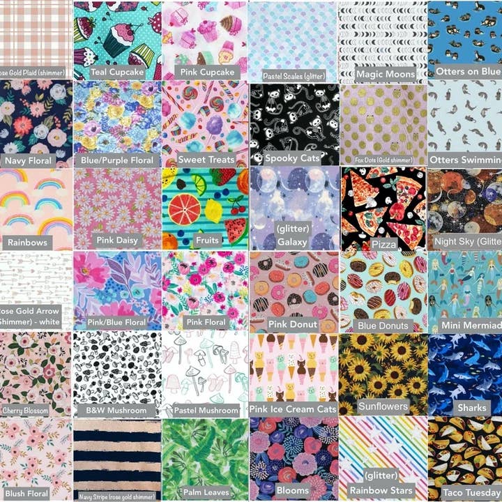 Harriet Handmade Co. - Wholesale Keychain - Women's - 190+ Patterns, Cotton Scrunchie Wristlet Keychain / Key Fob 6